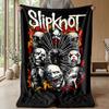SlipknotPrinted Flannel Blanket Cozy Skin-Friendly Warm Throw for Couch Bed Indoor Daily Use