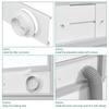 Air Conditioner Window Adaptor Kit PVC Universal Window Sliding Track Sealing Accessories Practical Slide Plate Wind Shield