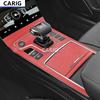 For HONGQI H5 20-22 Gear Panel Sticker Modified Carbon Fiber Interior Car Protective Film Accessories Modification