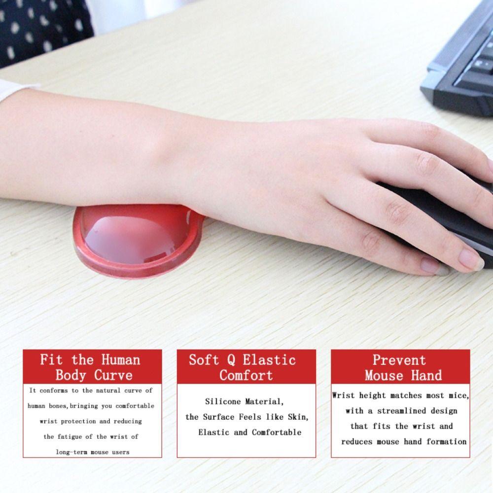 Wrist Rests Support Wrist Rest Pad Heart Shaped Cushion Pad Fashion Hand Pillow Computer