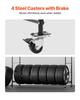 Rolling Tire Storage Rack 2-Shelf Tire Holder Hold up to 12 Standard Tires