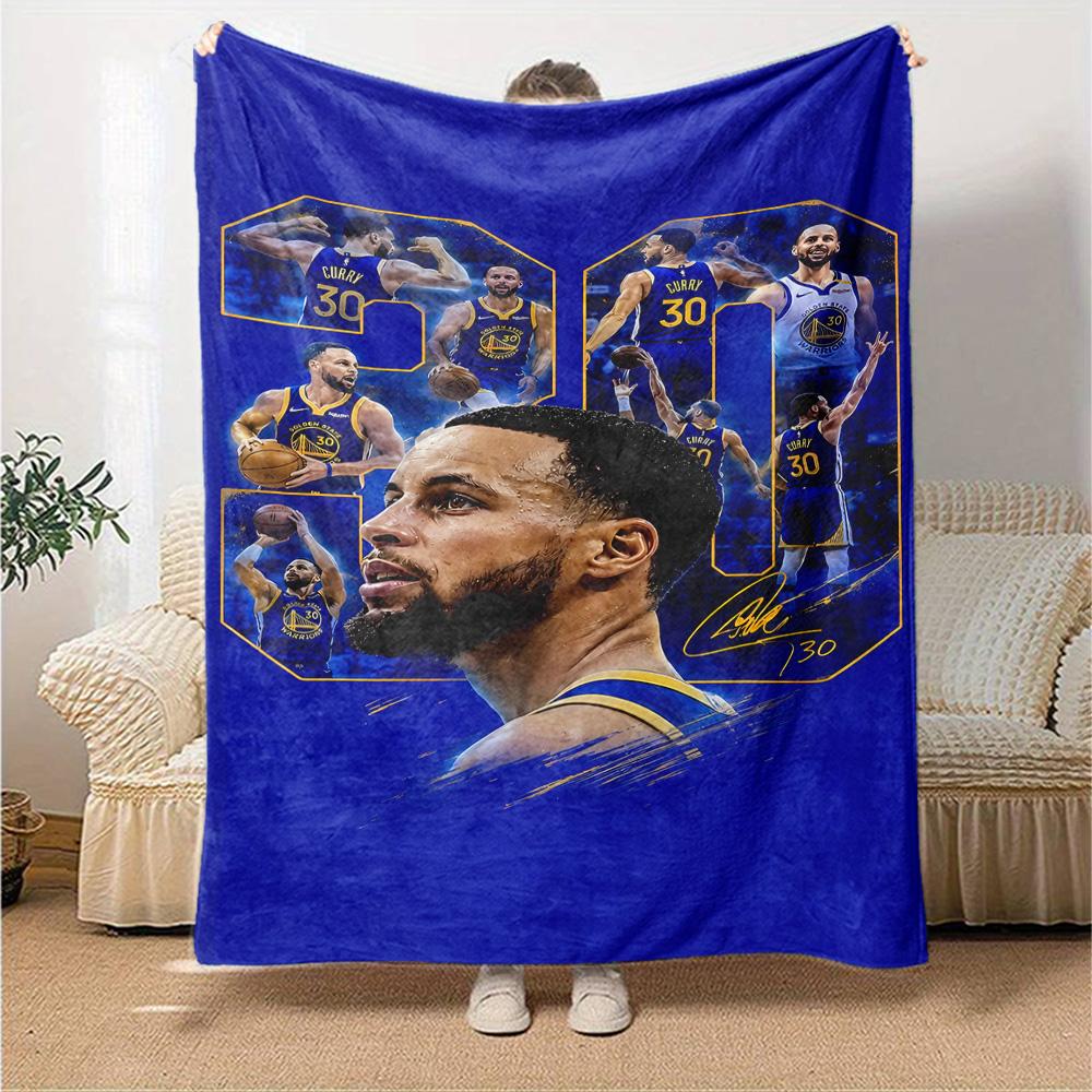 Golden State Warriors Blanket Soft & Cozy Suitable for Livingroom Office Seaside for All Seasons Stylish Decor