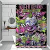K-Killer Klowns From Outer Space Shower Curtain With Waterproof And Mold Resistant Shower Curtain Polyester Durable Bathroom