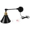 Vintage Wall Sconce Adjustable Swing Arm Industrial Metal Wall Mounted Lamp for Restaurant Cafe