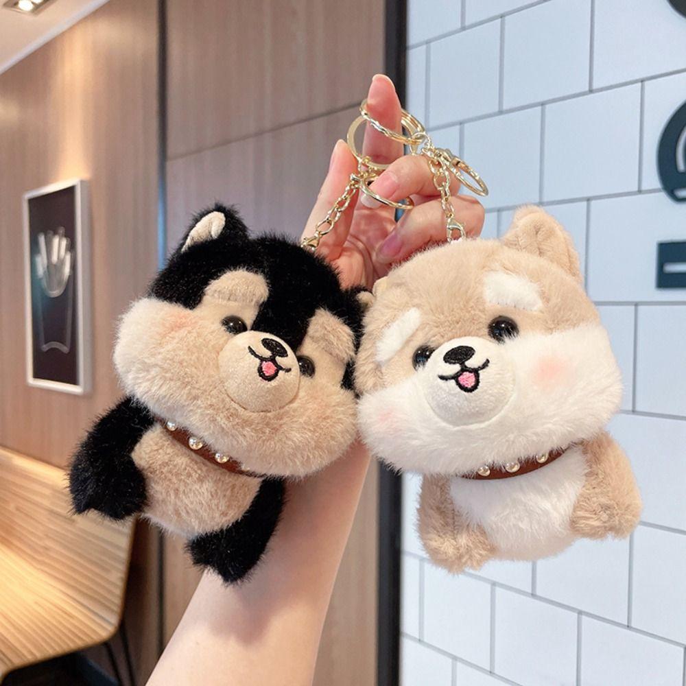 Stuffed Animals Dog Plush Keychain Small Pendant Puppy Pendant Dog Stuffed Doll Women Gifts