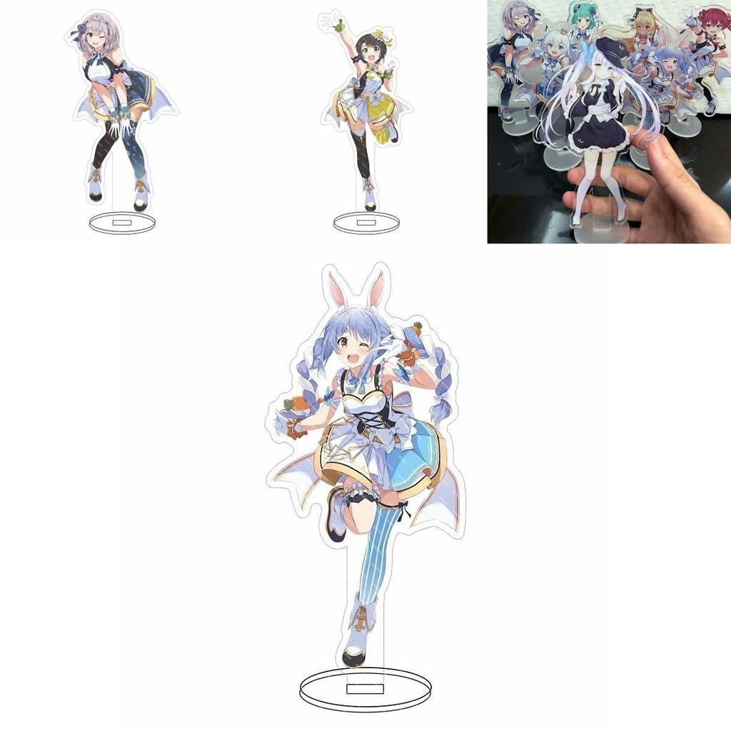 Акриловая подставка Hololive Vtuber Очаровательный настольный декор с участием Фубуки Окаю Аямэ Субару Мацури