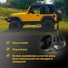2 Hard Jeep Top Mounting Screw Knobs for Wrangler JK 07-17 Mount Tab Replacement