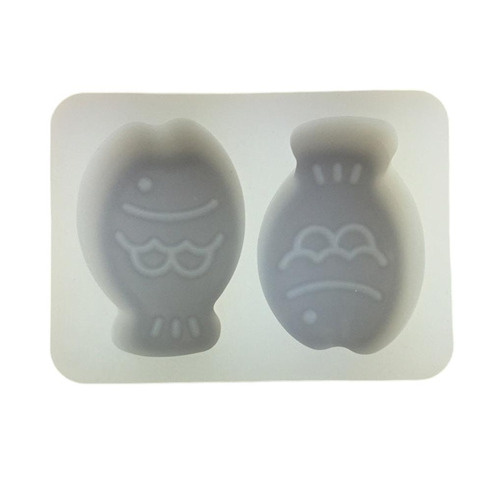 Silicone Fondant Molds Candy Molds Fish Shaped Silicone Molds DIY Baking Supplies Baking Molds Suitable for Clay Crafts
