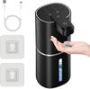 12.8oz/380ml Touchless Liquid Soap Dispenser with 4 Gear Adjustable, Automatic Waterproof Soap Dispenser for Shower Gyms Clubs - Wall-Mounted/Desktop