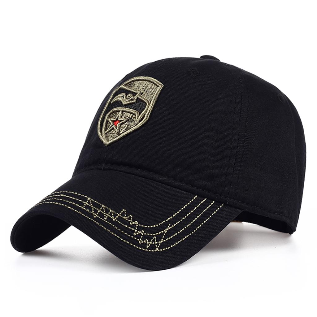 Модная вышитая мужская бейсбольная кепка военная тренировочная солнцезащитная кепка уличный камуфляж армейские кепки гольф-шляпы