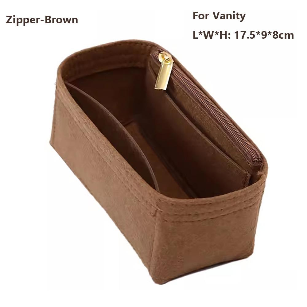 Фетровый органайзер-вставка для сумки, хранение, организация, подкладка для сумки, поддержка, портативная внутренняя сумка для LV Nice Nano/Mini/BB/Vanity