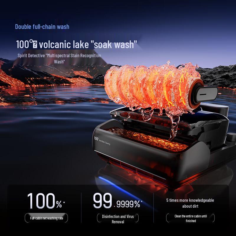 Беспроводной влагоуборочный пылесос Dreame T50 Ultra с роботизированной рукой и пенной мойкой