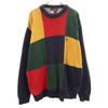 90s Old Flag Tag Long Sleeve Knit XL Multi Sweater Men's Used