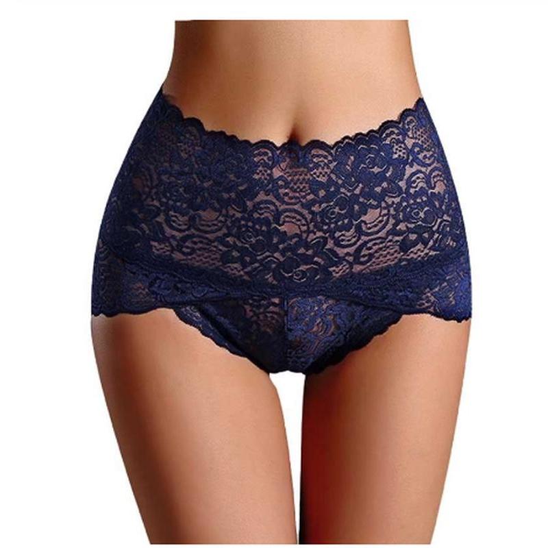 Women Lace High Waist Brief Panties Thong High Waist Knicker Underwear Sexy Lingerie Lace Panties