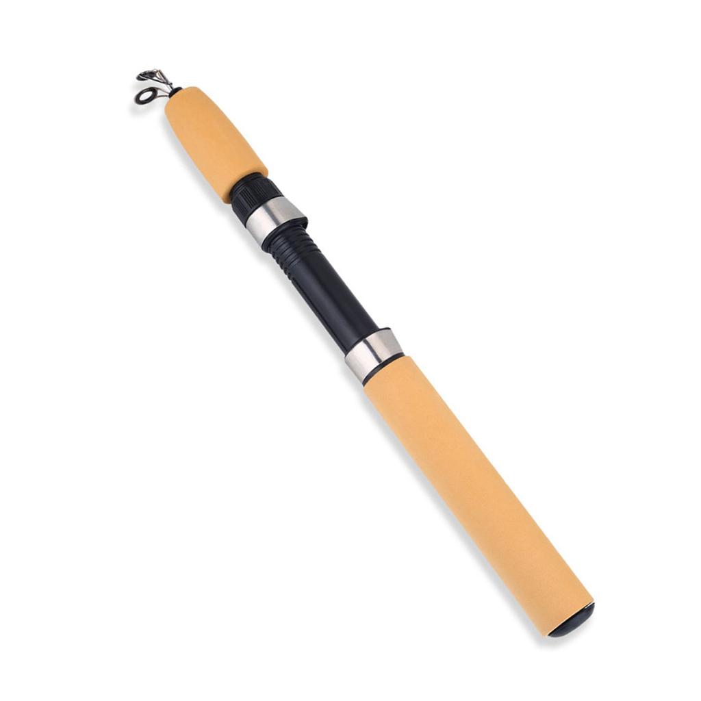 Ice Winter Fishing Rod Glass Fiber Retractable Mini Fishing Pole Tackle