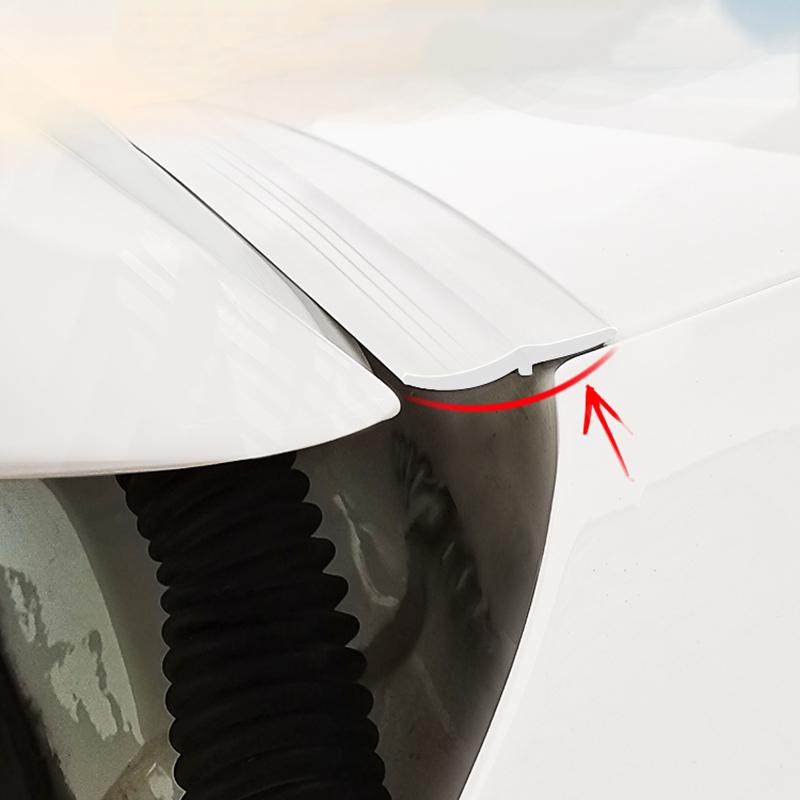 Auto Trunk Lid Gap Seal Strip Car Rubber Sealing Strip for Suv Hatchback Upper Edge Automotive Dust Proof Roof Weather Strip