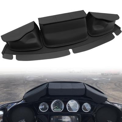 Сумка на мотоцикл с 3 карманами, карман на ветровое стекло Batwing для Harley Touring Electra Street Tri Glide FLHX FLHTP FLHTCU 2014-ВЫПУСК