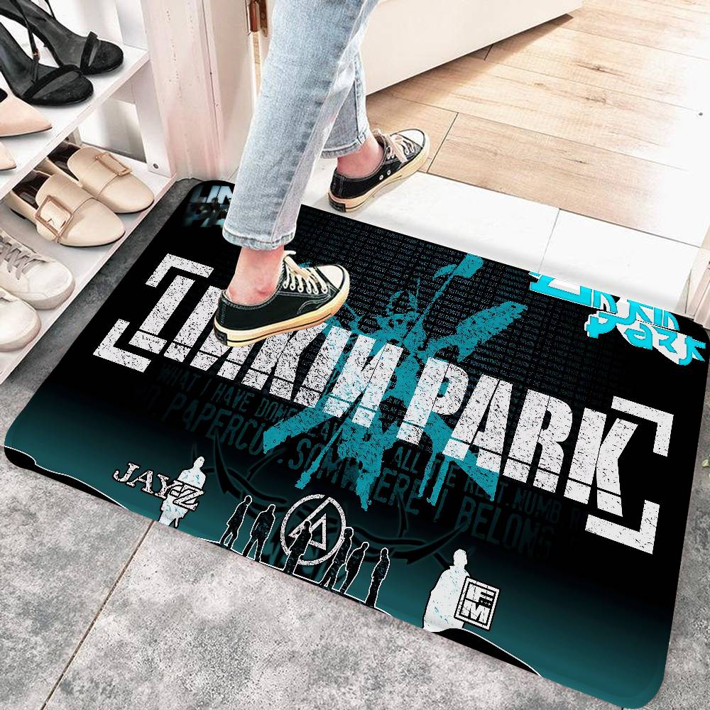 L-Linkin Hot Band Park Bathroom Mat Kids Room Bedroom Decoration Balcony Anti-Slip Doormat Living Room Bedside Area Rugs