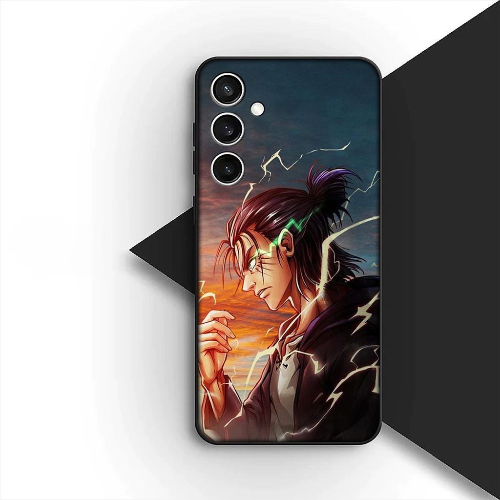 Чехол для телефона Attack On Titan с Эреном Йегером и Леви для Apple iPhone 17 16 14 15 Plus Pro Max 16E ProMax + 15Plus 15+ 16+ Чехол