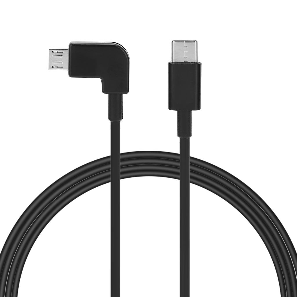 Прямоугольный кабель для передачи данных FPV-очков Type-C на Micro USB для полетных очков DJI FPV
