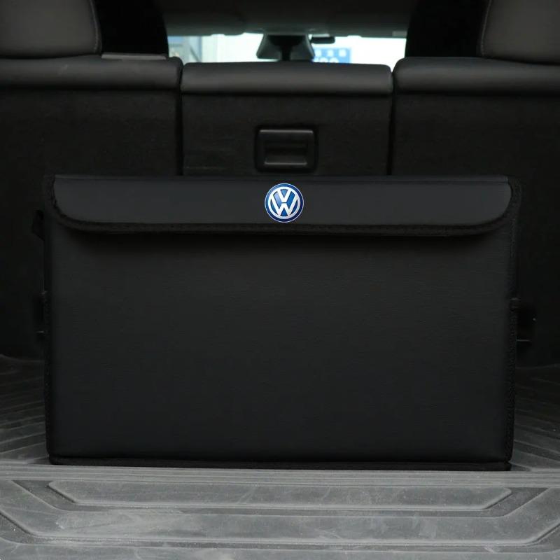 Hub Caps Large Capacity Car Rear Trunk Foldable Storage Box Organizer For Volkswagen VW GTI GTD Golf Polo Passat Tiguan R RLine