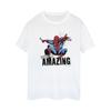 Marvel Womens/Ladies Spider-Man Amazing Cotton Boyfriend T-Shirt