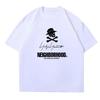 Bestselling Japanesestyle fashion brand  Skull print shortsleeved Unisexs loosefitting casual pure cotton Tshirt