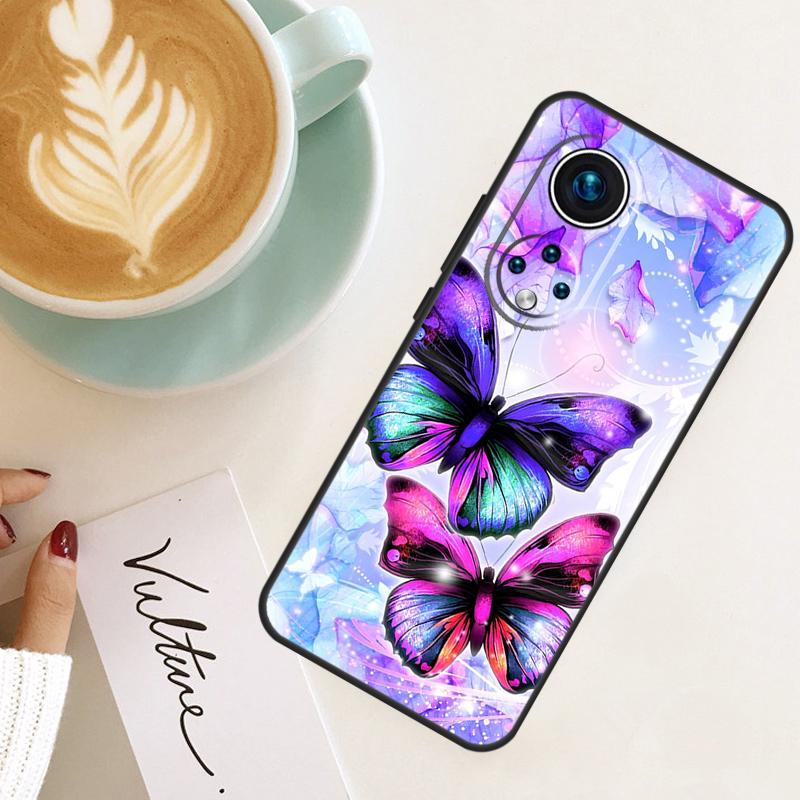 Butterfly For Honor Magic 8 Pro 7 6 5 Lite Case For Honor 400 200 50 70 90 X8c X9a X9b X9c X9d Win RT