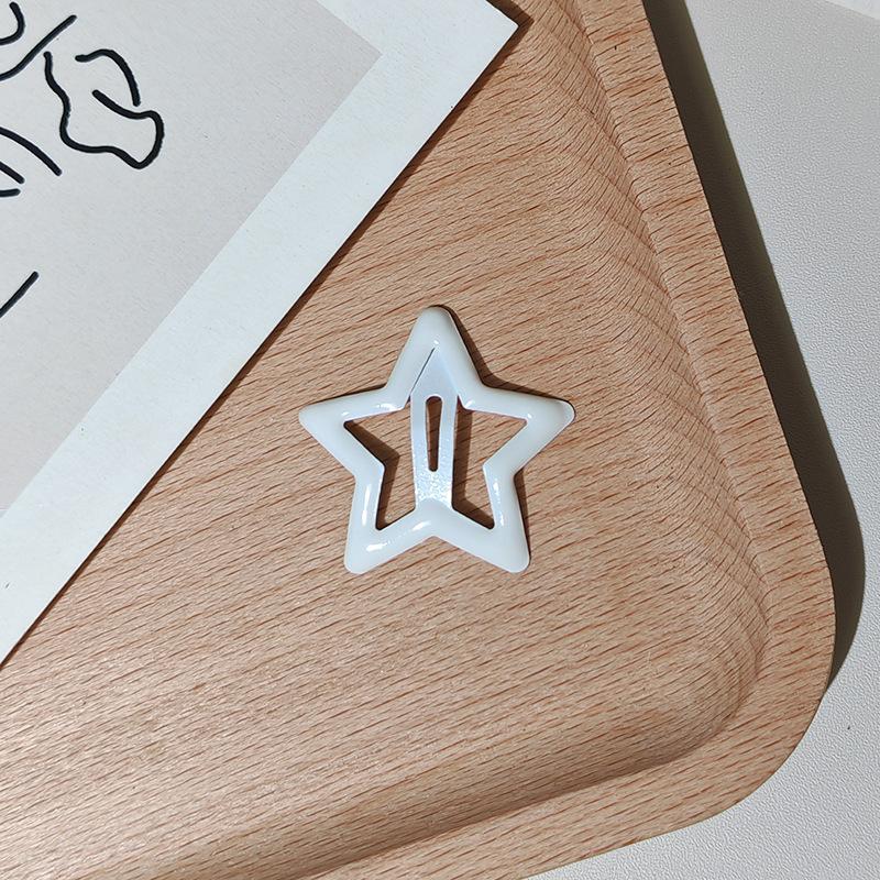 10 шт. Y2k Mini Star Side BB Милая заколка для волос Корейская конфета Цветной допамин Детский головной убор Заколка для волос для девочек Заколка для челки Детский головной убор