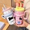 316 Stainless Steel Straw Water Cup Large Capacity Insulated Cup Portable Thermal Cup  Walking