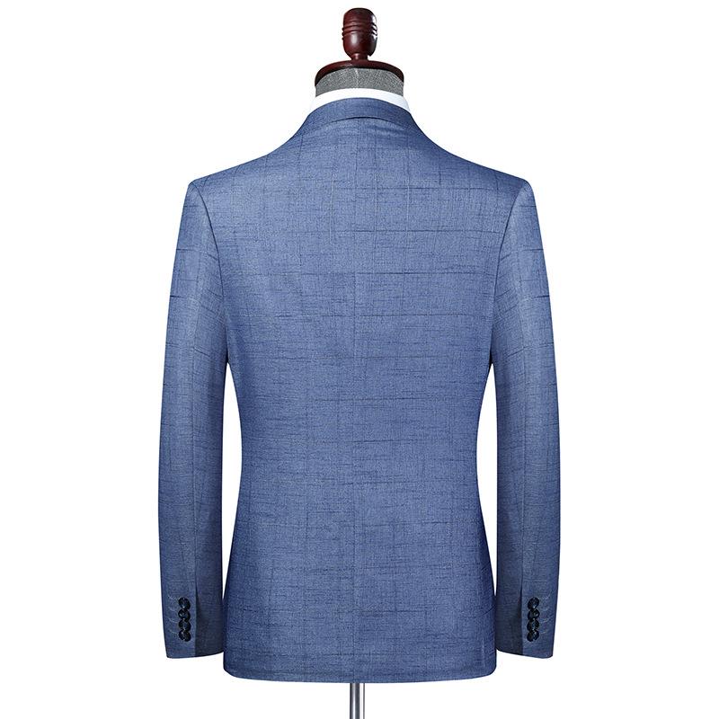 Костюм мужской клетчатый костюм весна-осень корейская версия облегающий маленький костюм