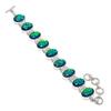 Green Triplet Opal Gemstone 925 Sterling Silver Bracelet 7-8"