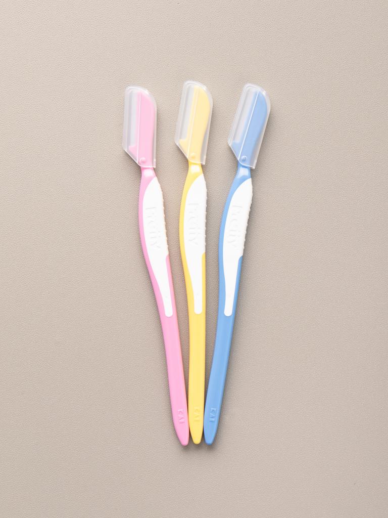 KAI Pretty Japanese Eyebrow Razor Set (3 Count)