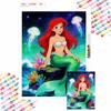 Набор для алмазной мозаики Русалочка Ариэль Декор для дома, спальни, стены Поделки Ручная работа Подарок