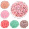 Милые серьги, ожерелье, 500 шт., цвет макарон, для изготовления браслетов, круглые бусины-трубочки, акриловые модные бусины 2*3 мм, россыпью, аксессуары для украшений своими руками