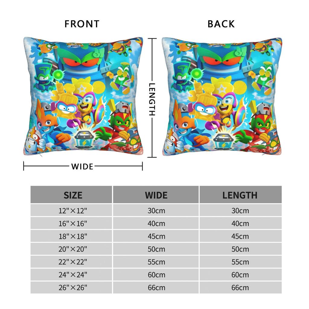 Funny Game Superthings Pillow Cover Novelty Pillow Case For Sofa Car Home Decor Soft Pillowcases Gift