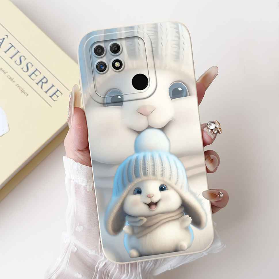 Чехол для Realme Narzo 50A RMX3430 Цветы Мягкий Силиконовый Чехол для Oppo Realme Narzo50a 6.51" Модный Защитный Чехол