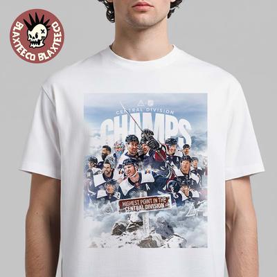 Colorado Avalanche NHL 2026 Central Division Champions Highest Point In The Central Division T-Shirt