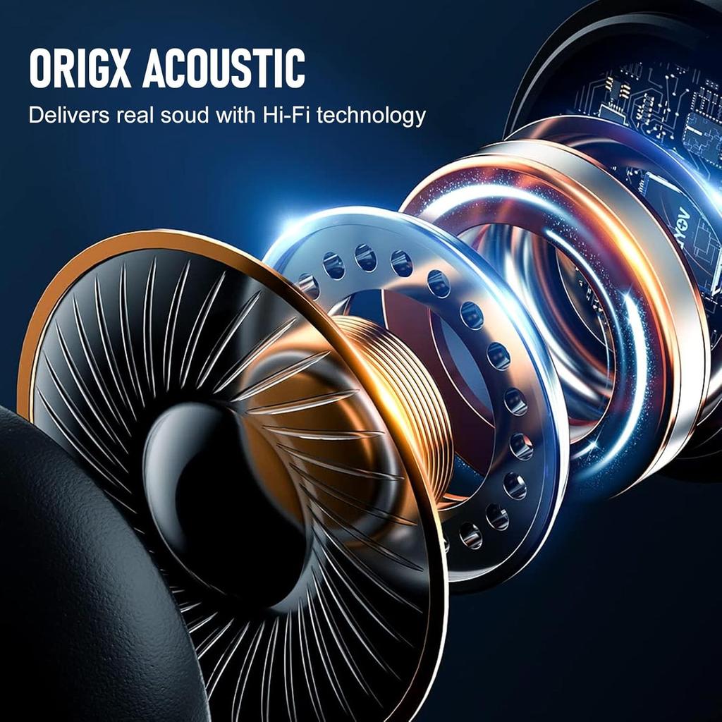 Bluetooth 5.3 Wireless Earbuds New Transparent 2nd Generation Charging Case Earphones Waterproof Sports Music Headphones Noise Canceling HiFi Stereo