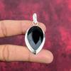 Подвеска из черной шпинели, подвеска из стерлингового серебра 925 пробы, ювелирные изделия ручной работы из драгоценных камней, подарки для жены, совершенно новая подвеска