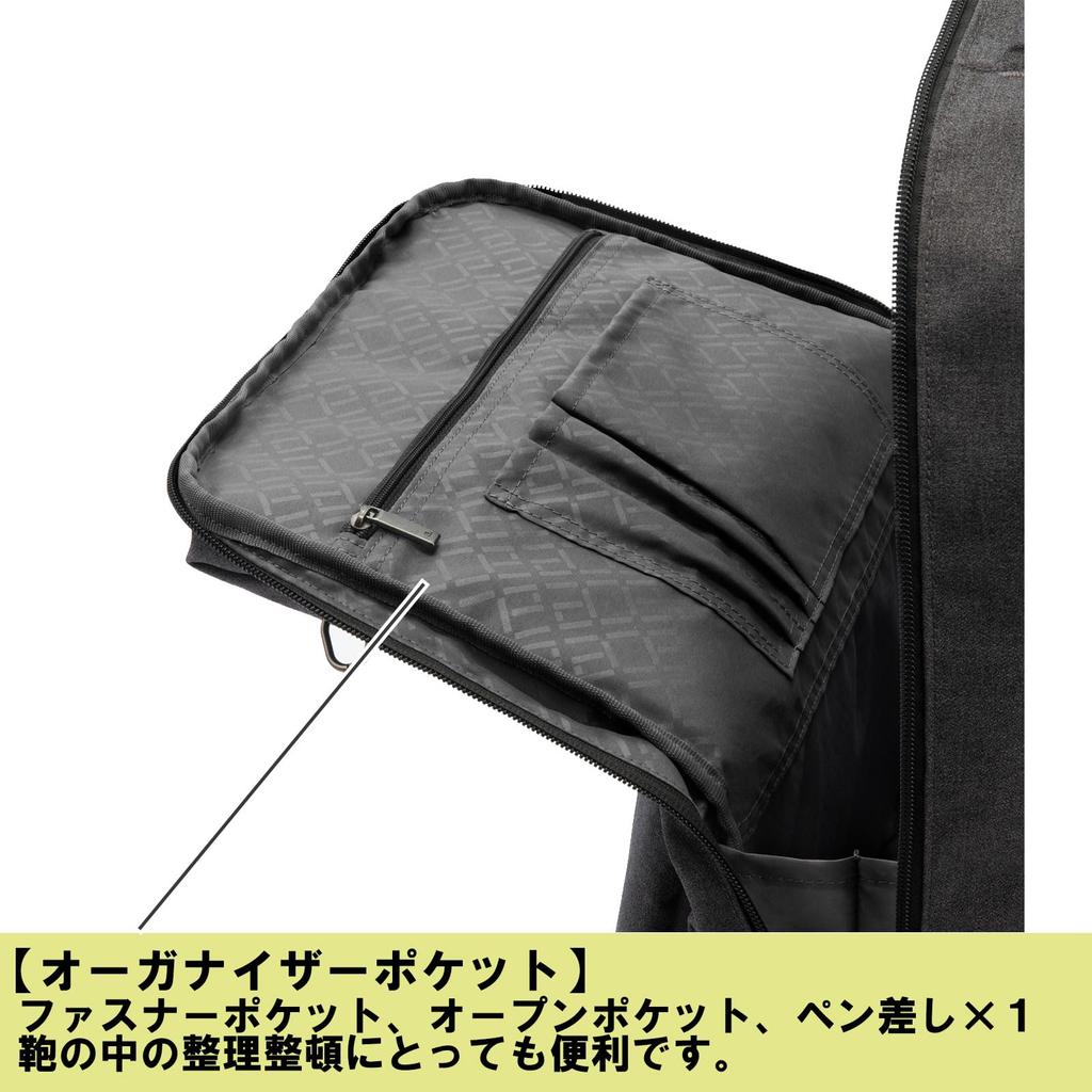 Кейс Ace Gene для мужчин с расширяемым объемом, двухсекционный, вмещает формат B4, 15,6-дюймовый ноутбук, Hover Light 2 и карман для антивирусных средств, нет. 67617