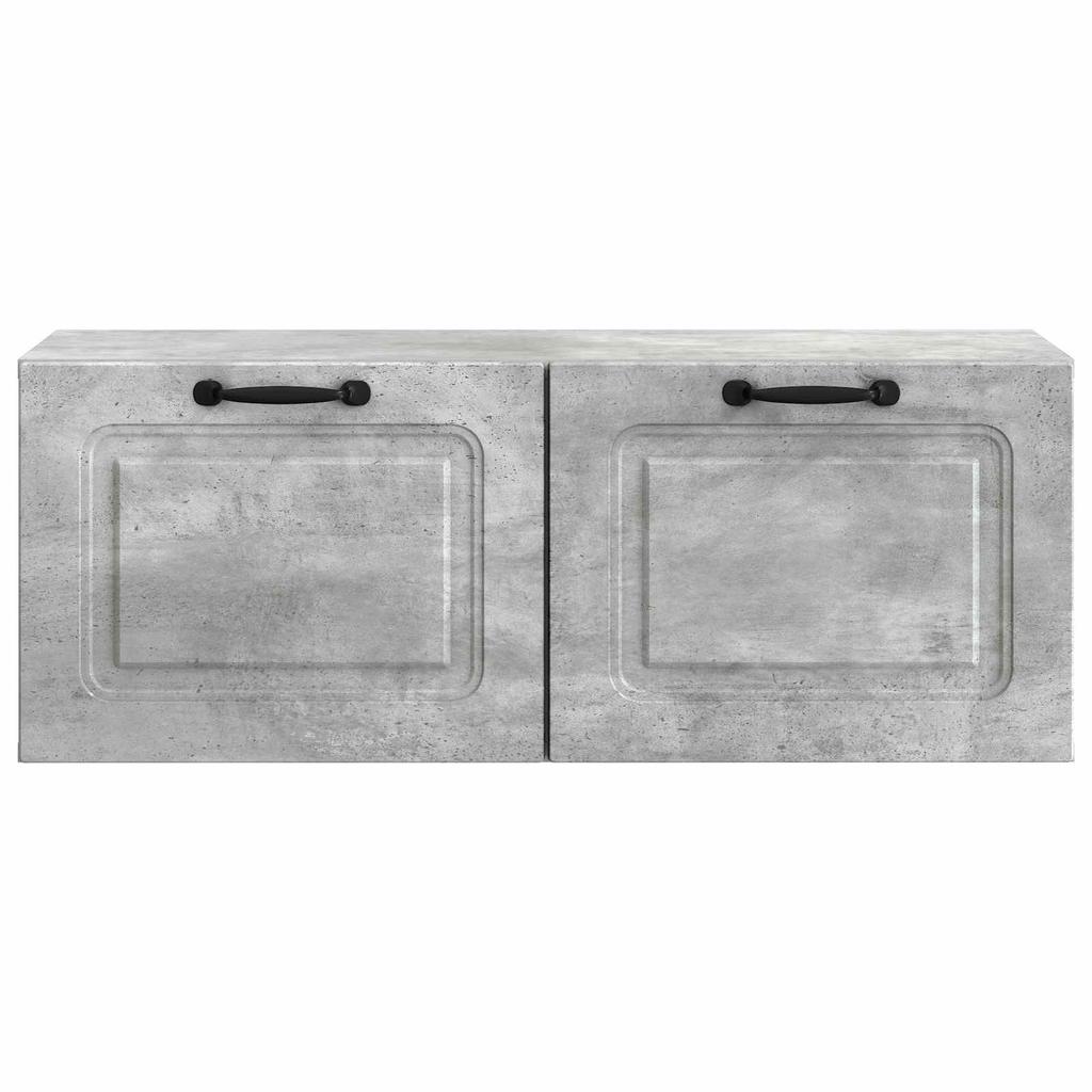 Wall Mounted TV Cabinet Concrete Grey 78.5 x 31 x 30 cm
