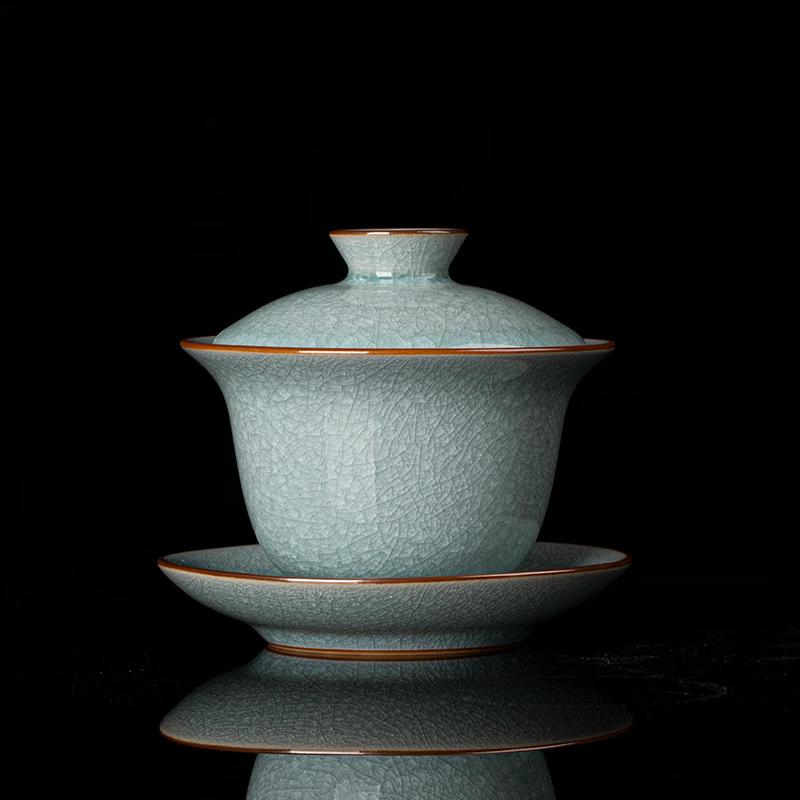 Керамический чайный набор Chaxun Ru Kiln с глазурью «ледяные трещины»