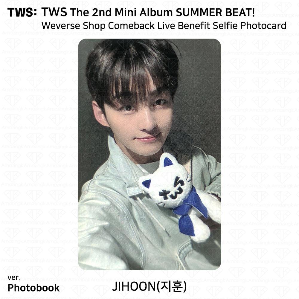 TWS Второй мини-альбом SUMMER BEAT Фотокарточка Weverse Shop Comeback Live Benefit