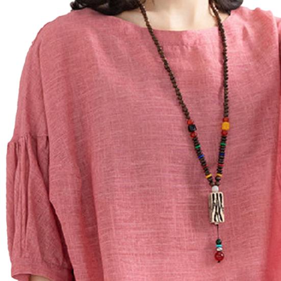 Блузка с коротким рукавом, дышащая хлопковая льняная женская рубашка «летучая мышь», подол, одежда для повседневного ношения