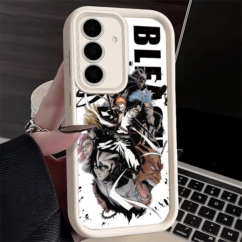 Чехол для телефона Samsung Galaxy A17 A16 A15 A14 A13 Аниме Bleach Дизайн A56 A36 A26 A55 A35 A25 A54 A34 A24 A53 A33 A23 A07 A06