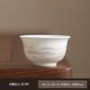 Ink Wash Distant Hills Teacup Creative Tea Bowl Jug Tea-tasting Smelling Cup Jianzhan Master Cups Household Tea Items Ornaments