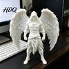 Маленькое настольное украшение 3D-печать Статуэтка Темного Ангела Готическая Фигурка с капюшоном Детализированная