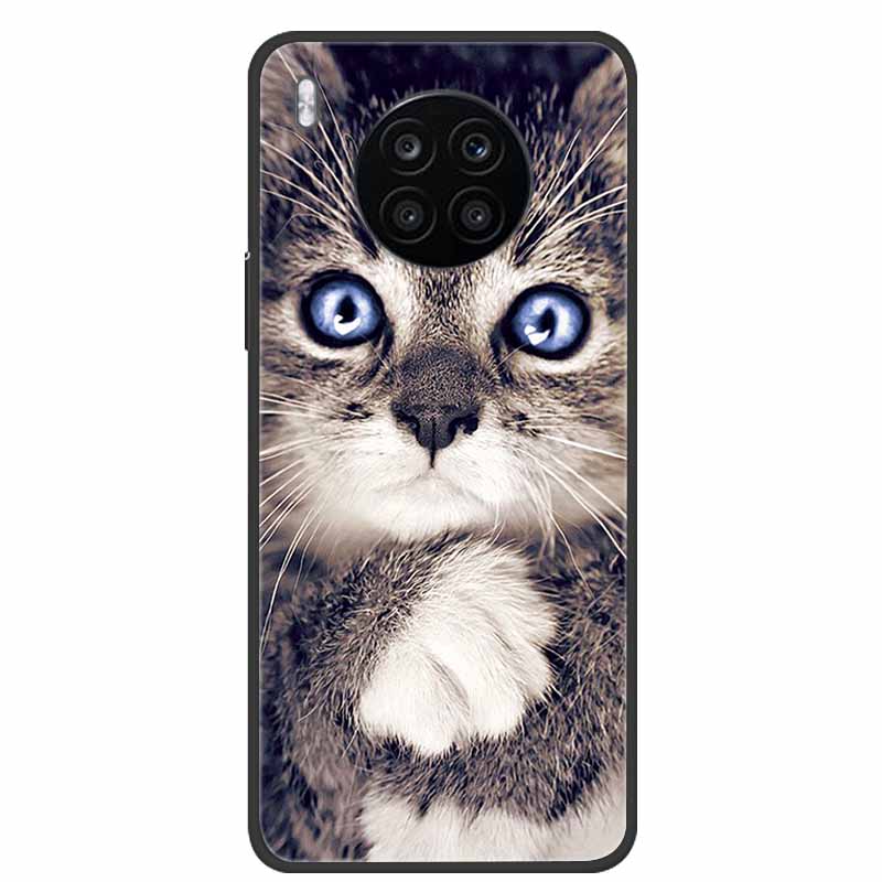 For Honor 50 Lite Case Shockproof Soft silicone TPU Back Cover For Huawei Honor 50 Lite Phone Cases Honor50 Lite Cute Cartoon