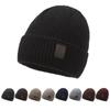 Men's Winter Knitted Hat Velvet Thick Warm Wool Hat Women Outdoor Riding Windproof Hat Sleeve Cap